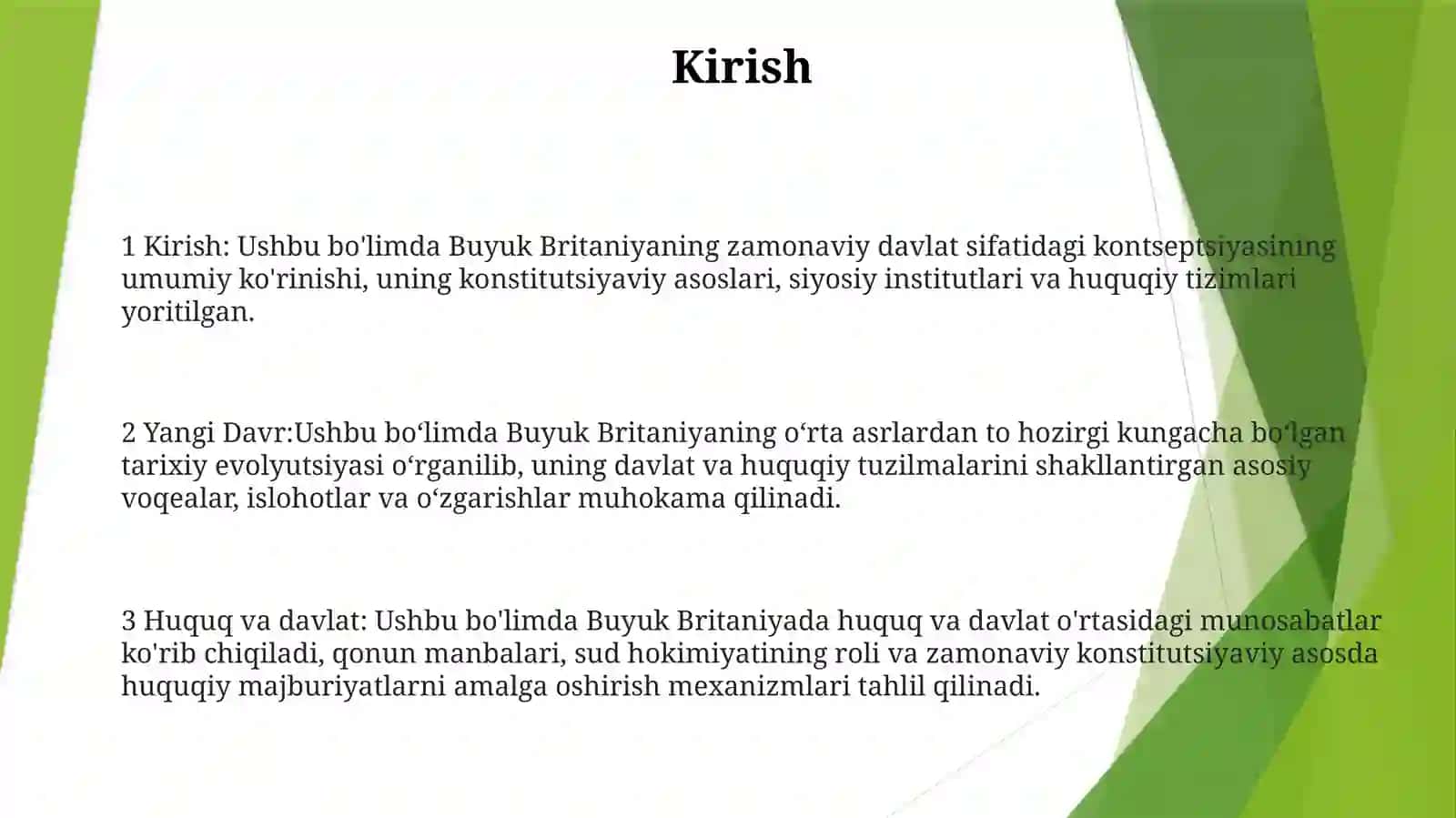 Yangi Davr Buyuk Biritaniya DavlatiVaHuquqi 2