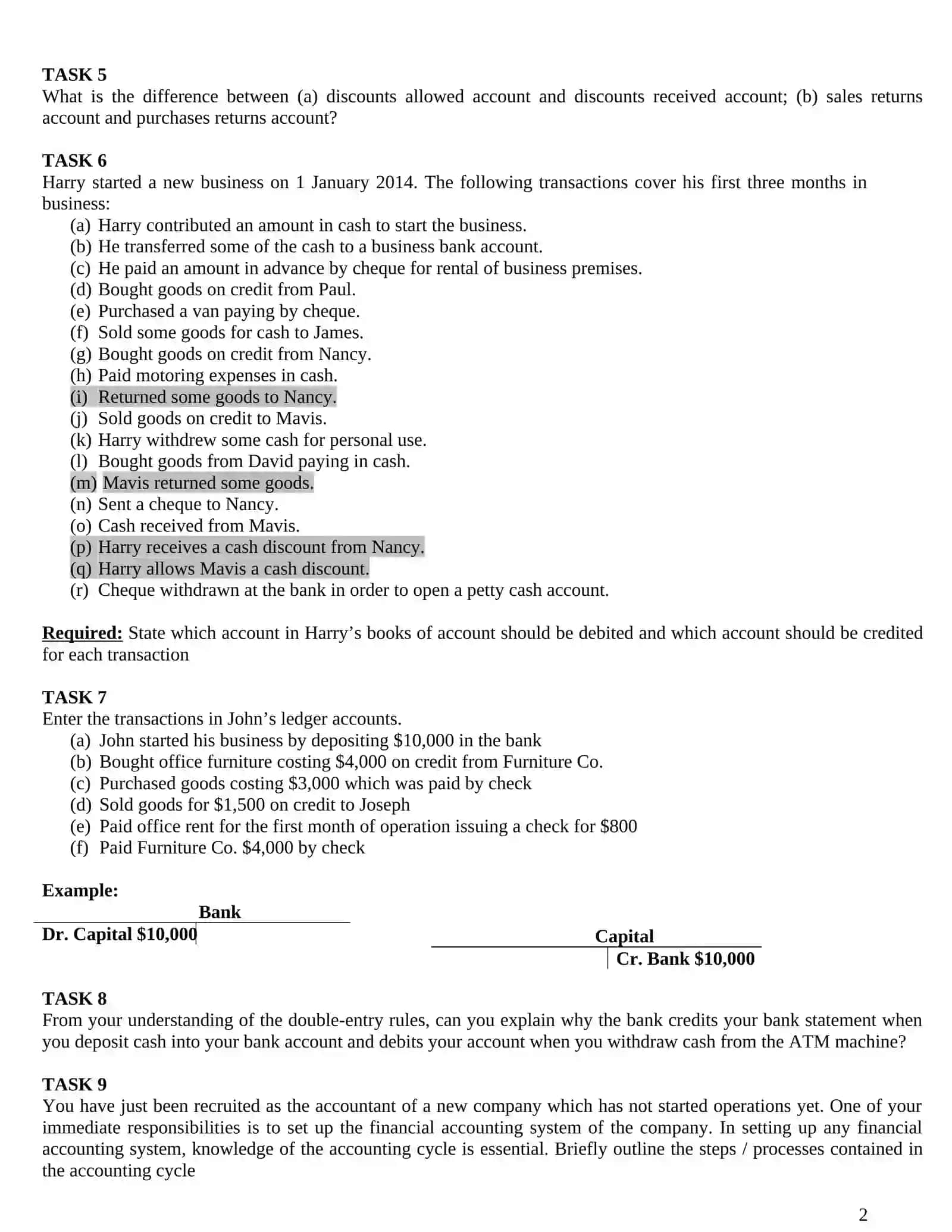 4ECON008C Financial Accounting, Semester II, 2016/2017 2