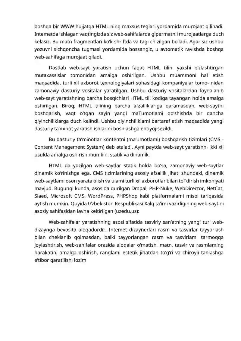 Web-sahifalar 2