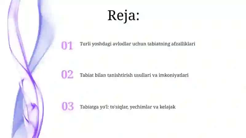 Tabiat bilan tanishtirish usullari va imkoniyatlari 2