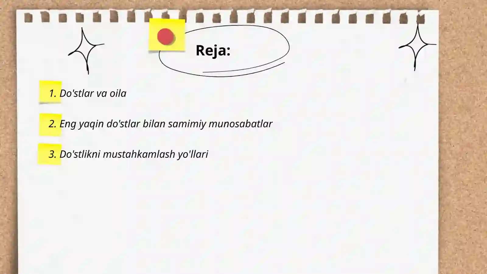 Do'stlar va oila 2