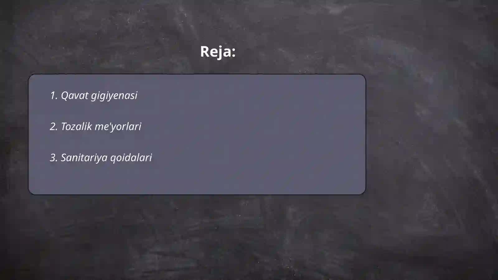 Kun tartibini gigiyenik baholash 2