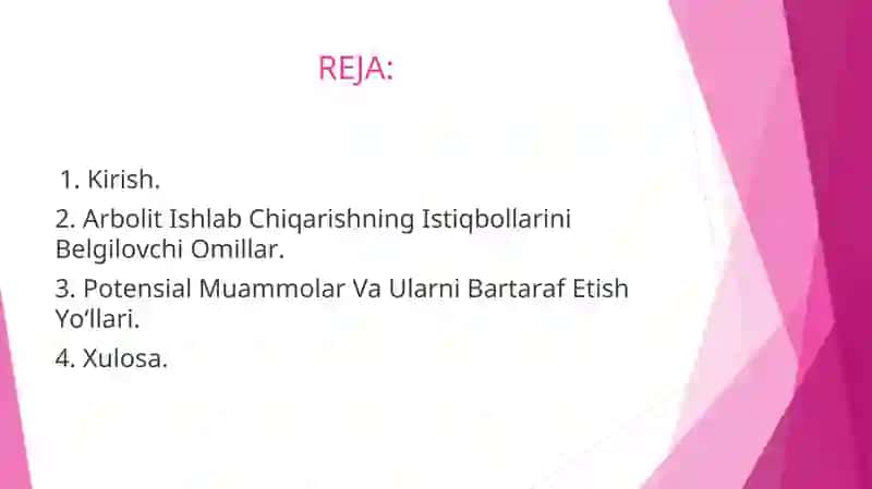 Arbolit Ishlab Chiqarishning Istiqbollari 2