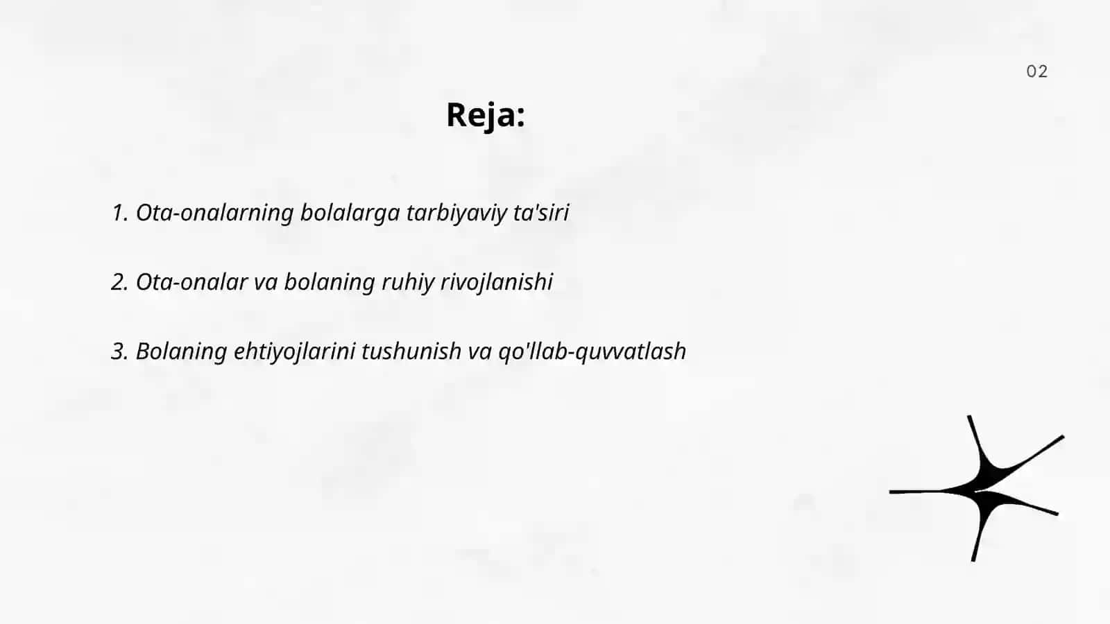 Tendoshlar bilan rivojlanishda ota onalarning ro'li 2