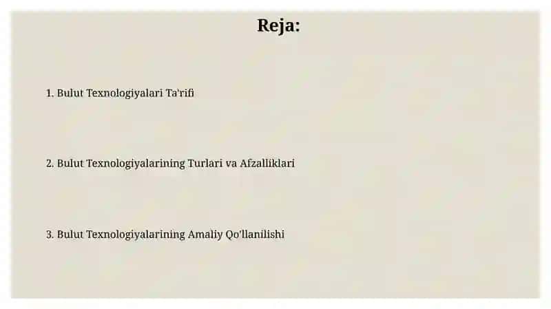 Bulut Texnologiyalari 2