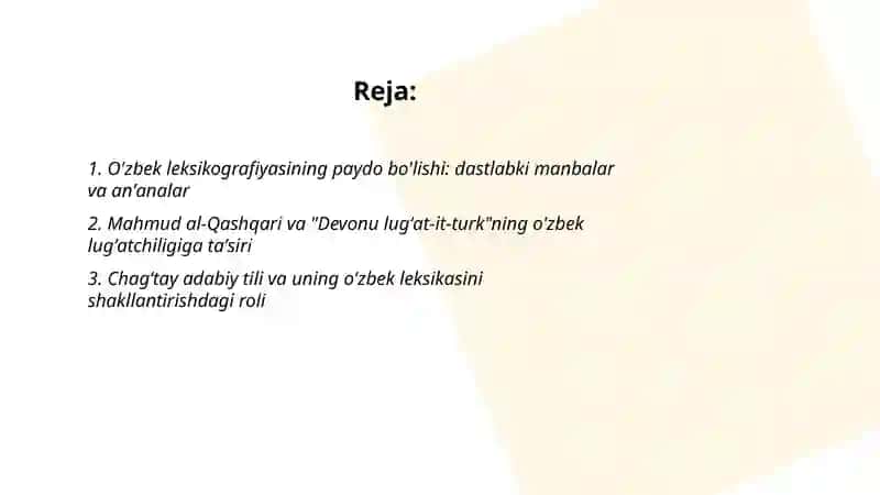 O’zbek leksikografiyasining tarixiy ildizlari 2