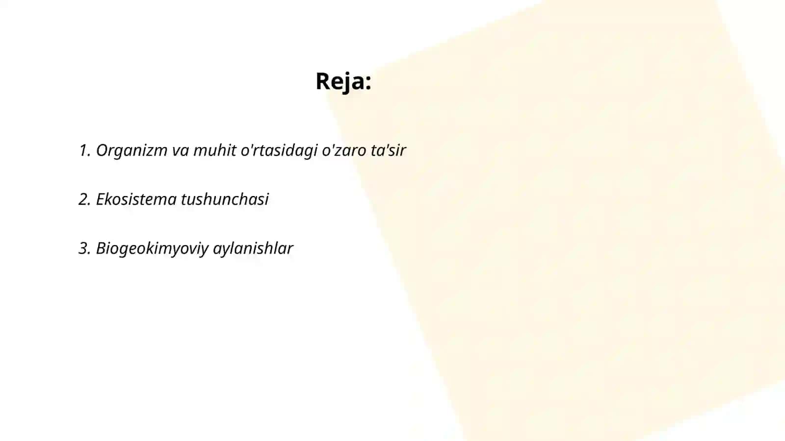 Organizm va muhit 2
