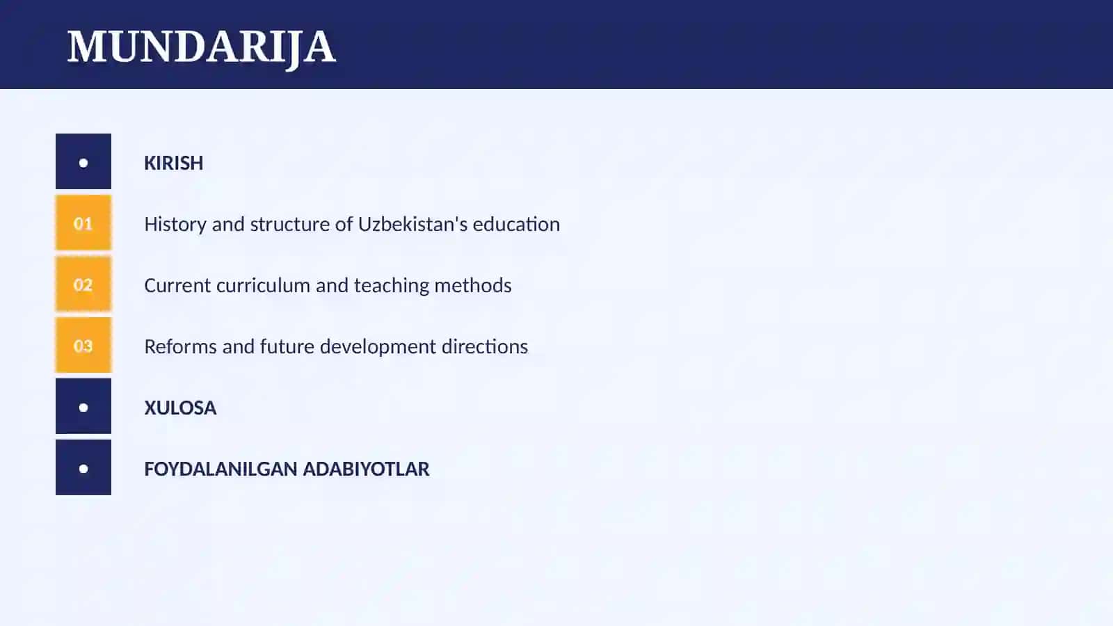 THE EDUCATIONAL SYSTEM OF UZBEKISTAN 2