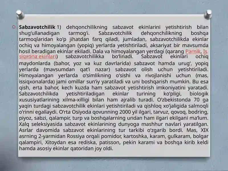 Sabzavotchilik xaritasi 2