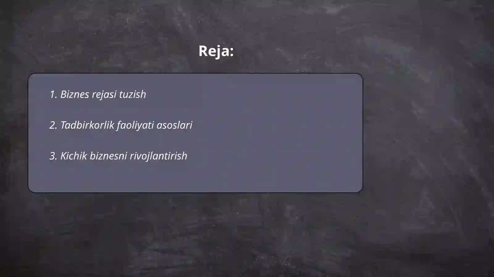 Biznes faoliyati va turlari 2