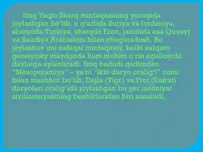 IROQ (ISHID, KURDLAR MUAMMOSI) 2