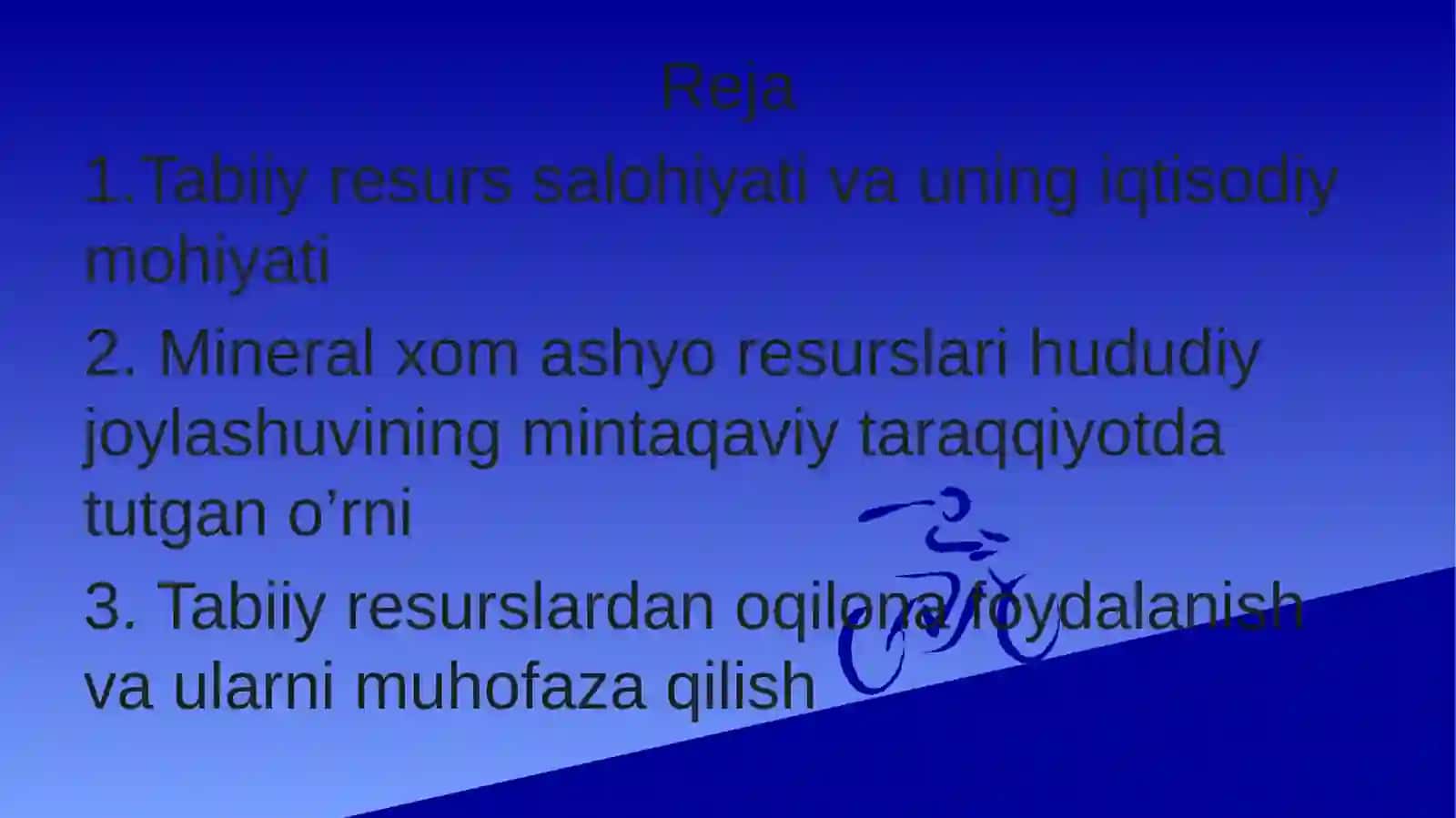Mintaqalar tabiiy-resurs salohiyati. 2