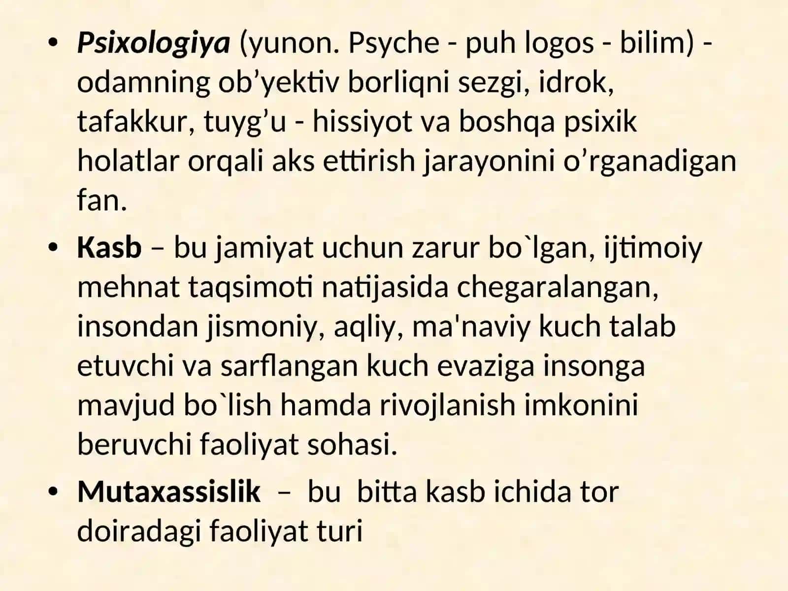 PSIXOLOGIYA FAN SIFATIDA 2