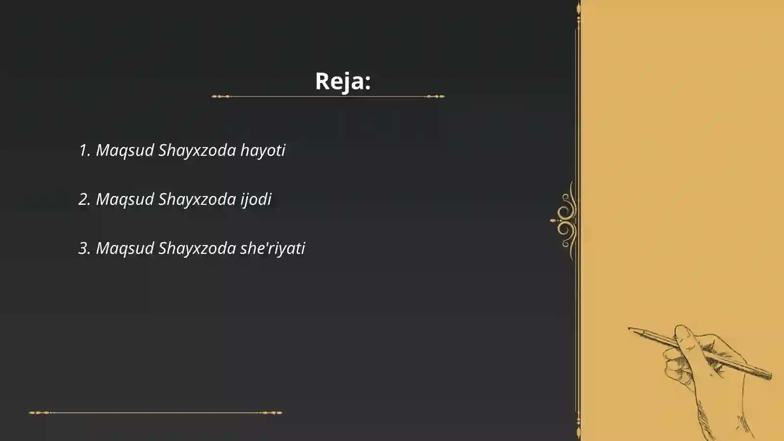 Maqsud Shayxzoda 2