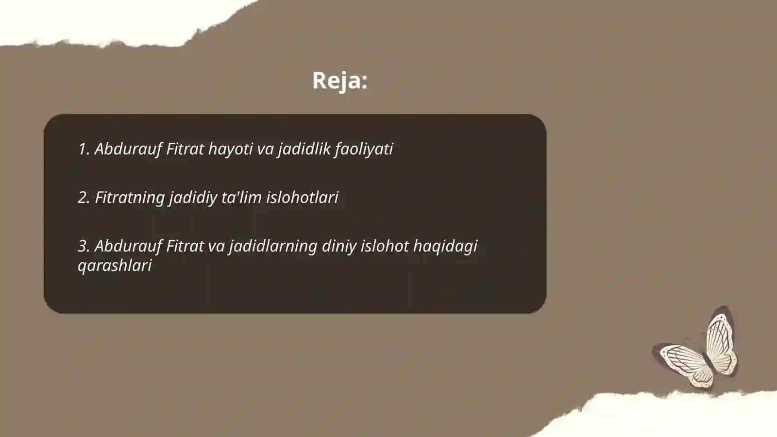 Abdurauf Fitrat jadidlar 2