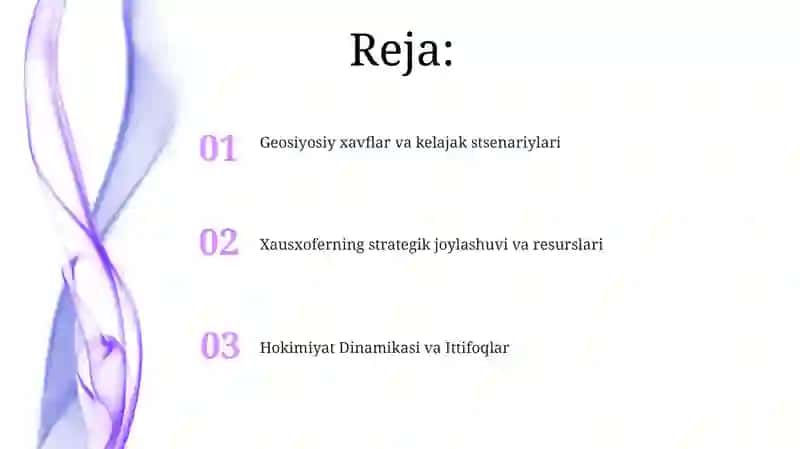 Xausxoferning geosiyosat nazariyasi 2