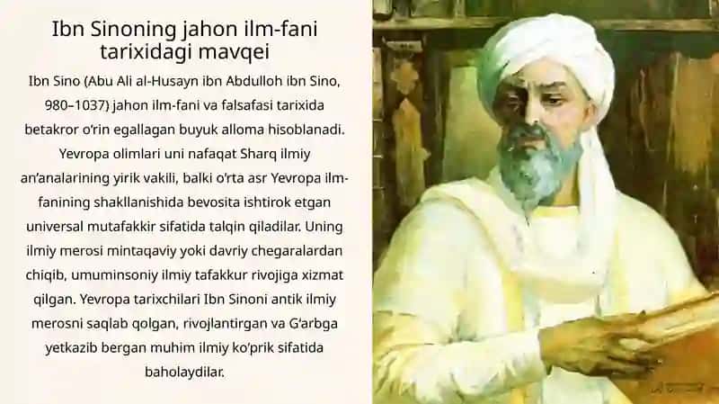 IBN SINO YEVROPA OLIMLARI TALQINIDA 2