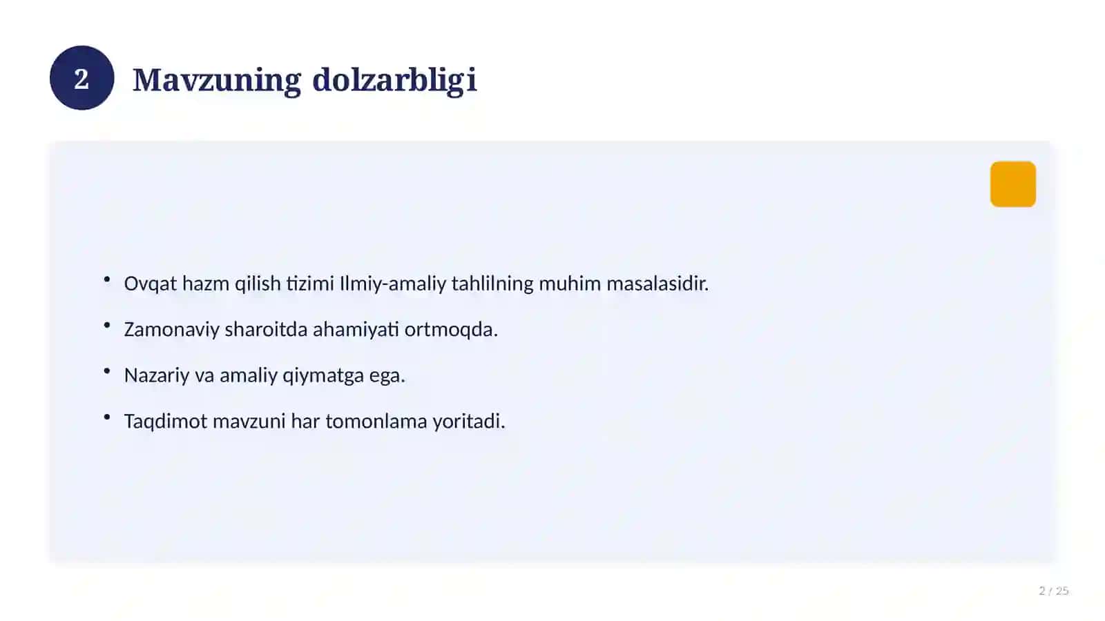 Ovqat hazm qilish tizimi 2