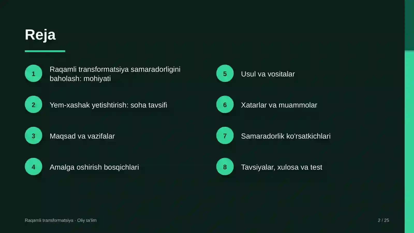 Yem-xashak yetishtirishda raqamli transformatsiya samaradorligini baholash 2