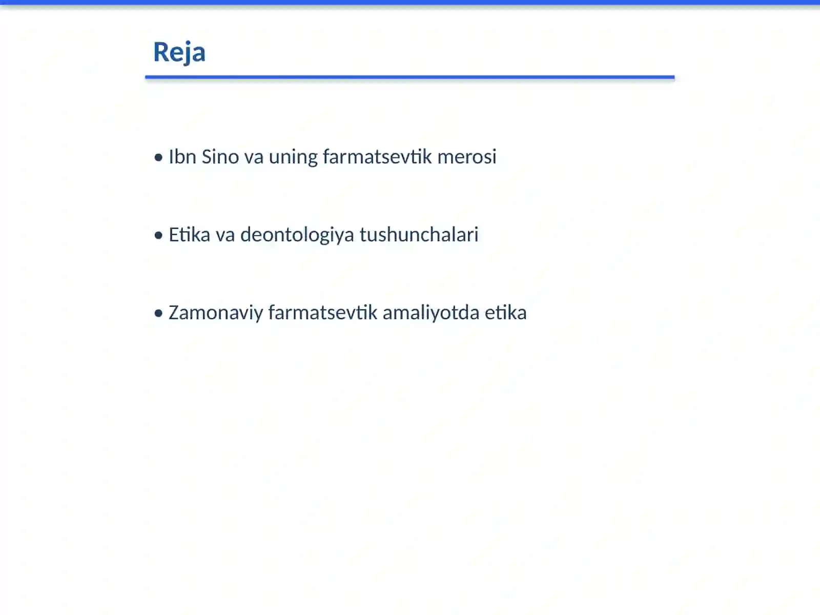 Etika va deontologiya masalalari: Ibn Sino va zamonaviy farmatsevtik amaliyot 2
