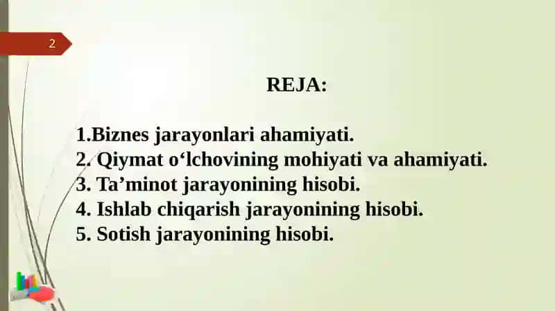 BIZNESJARAYONLARIHISOBI 2