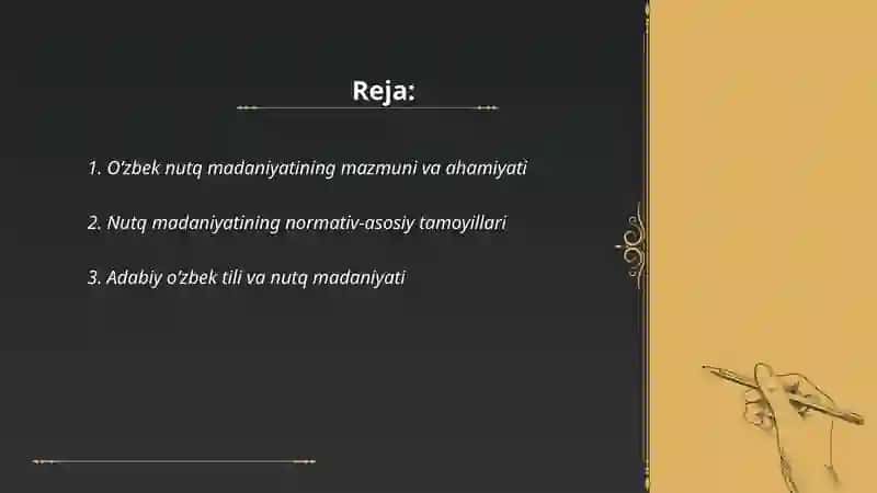 Oʻzbek nutq madaniyat asoslari 2