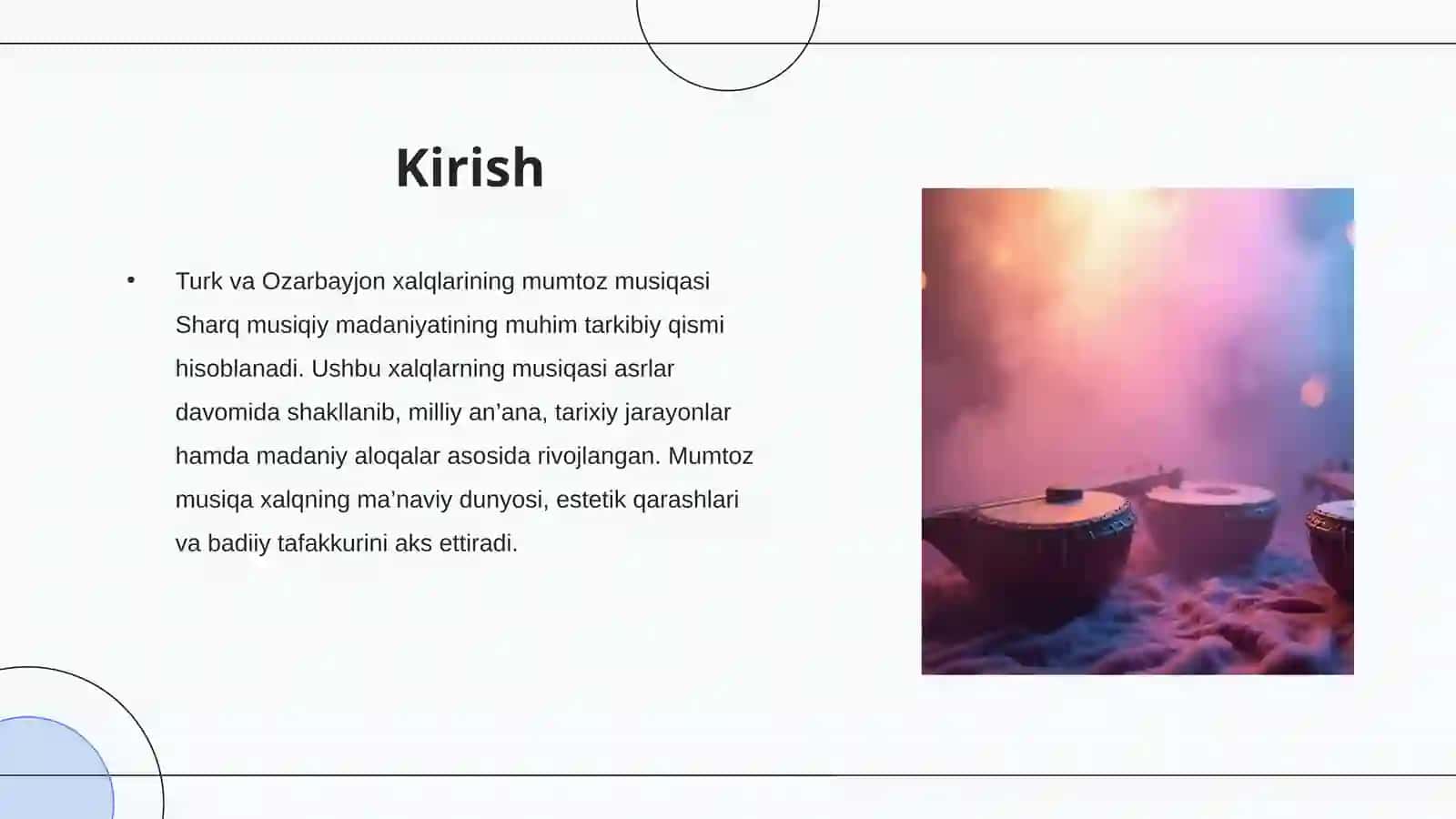 Turk va Ozarbajon xalqlarining mumtoz musiqasi 2