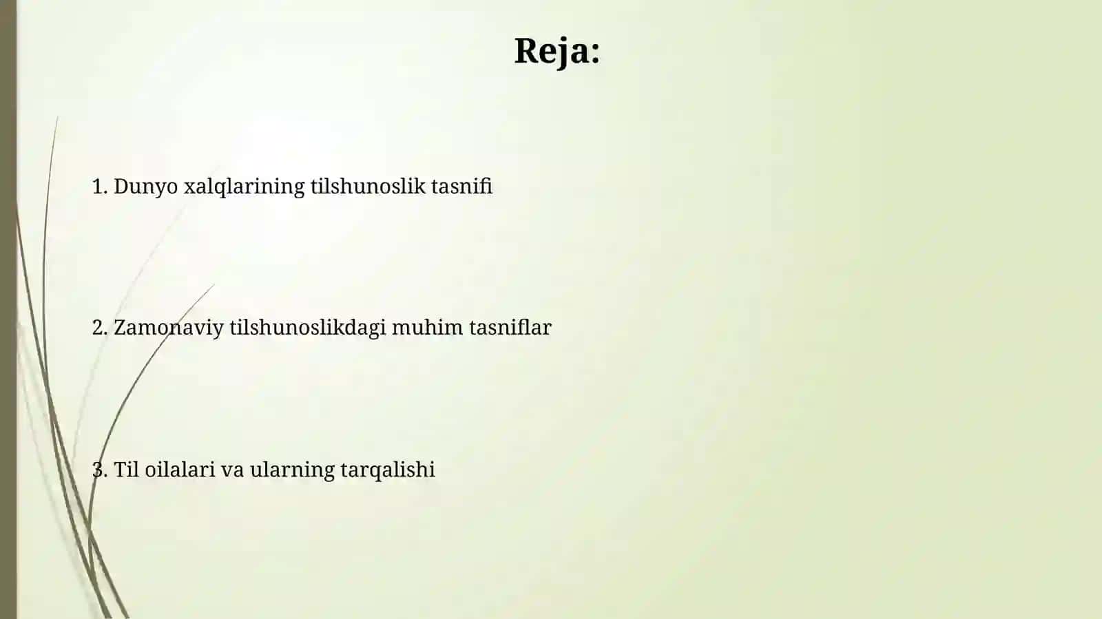 Jahon xalqlarining lingvistik klassifikatsiyasi 2
