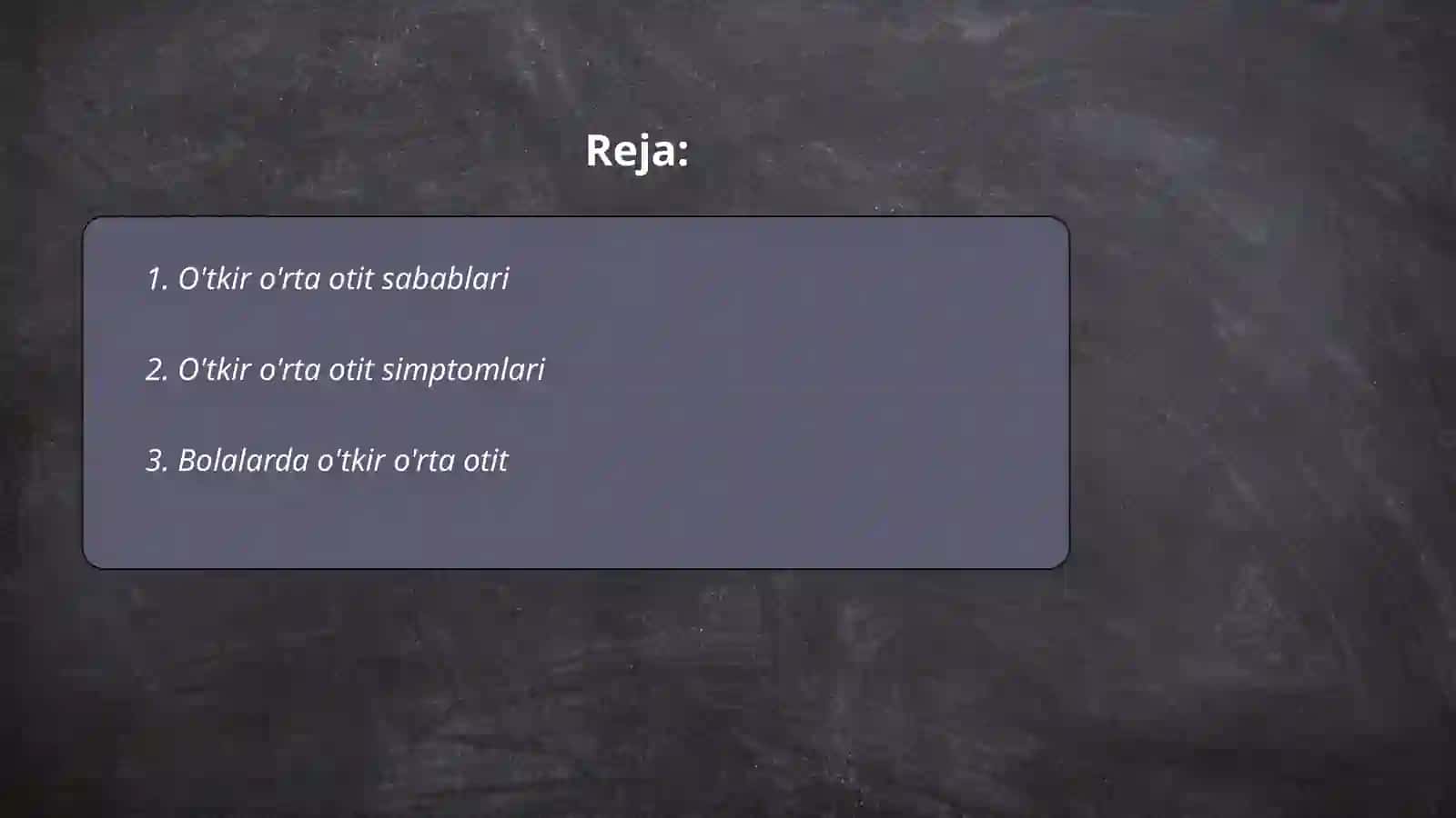 O'tkir o'rta otit 2