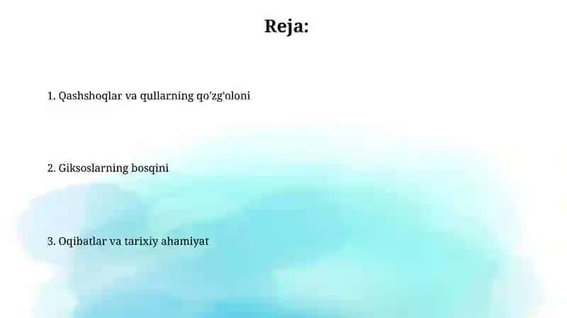 Qashshoqlar va qullarning qo'zg'oloni 2