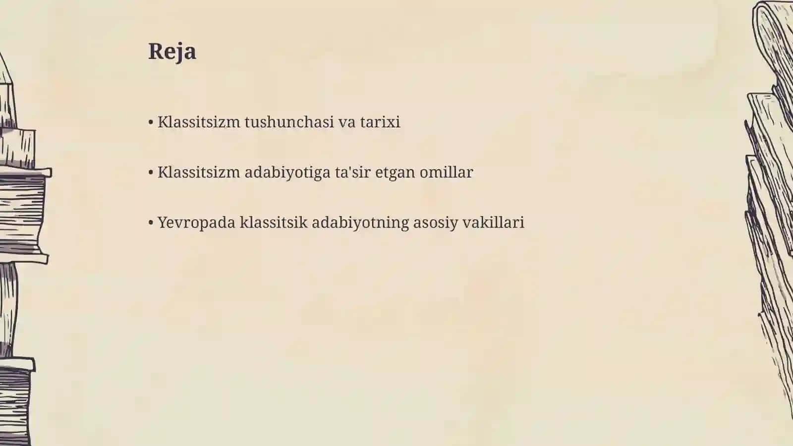 Yevropada Klassitsizim davri adabiyoti (XVII asr) 2