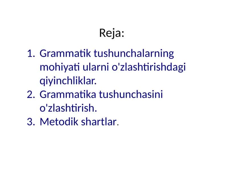 O'zbek tili o'qitish metodikasi 2