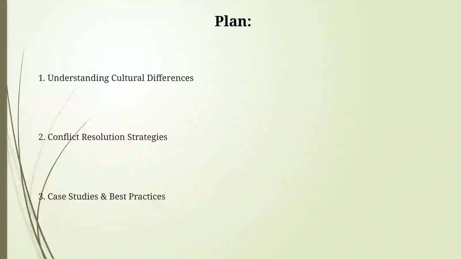 Culture and conflict 2