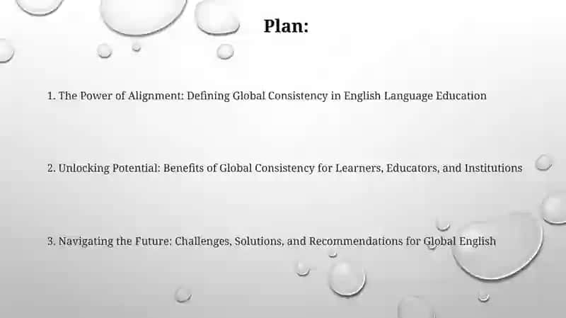 The Power of Alignment: Defining Global Consistency in English Language Education 2