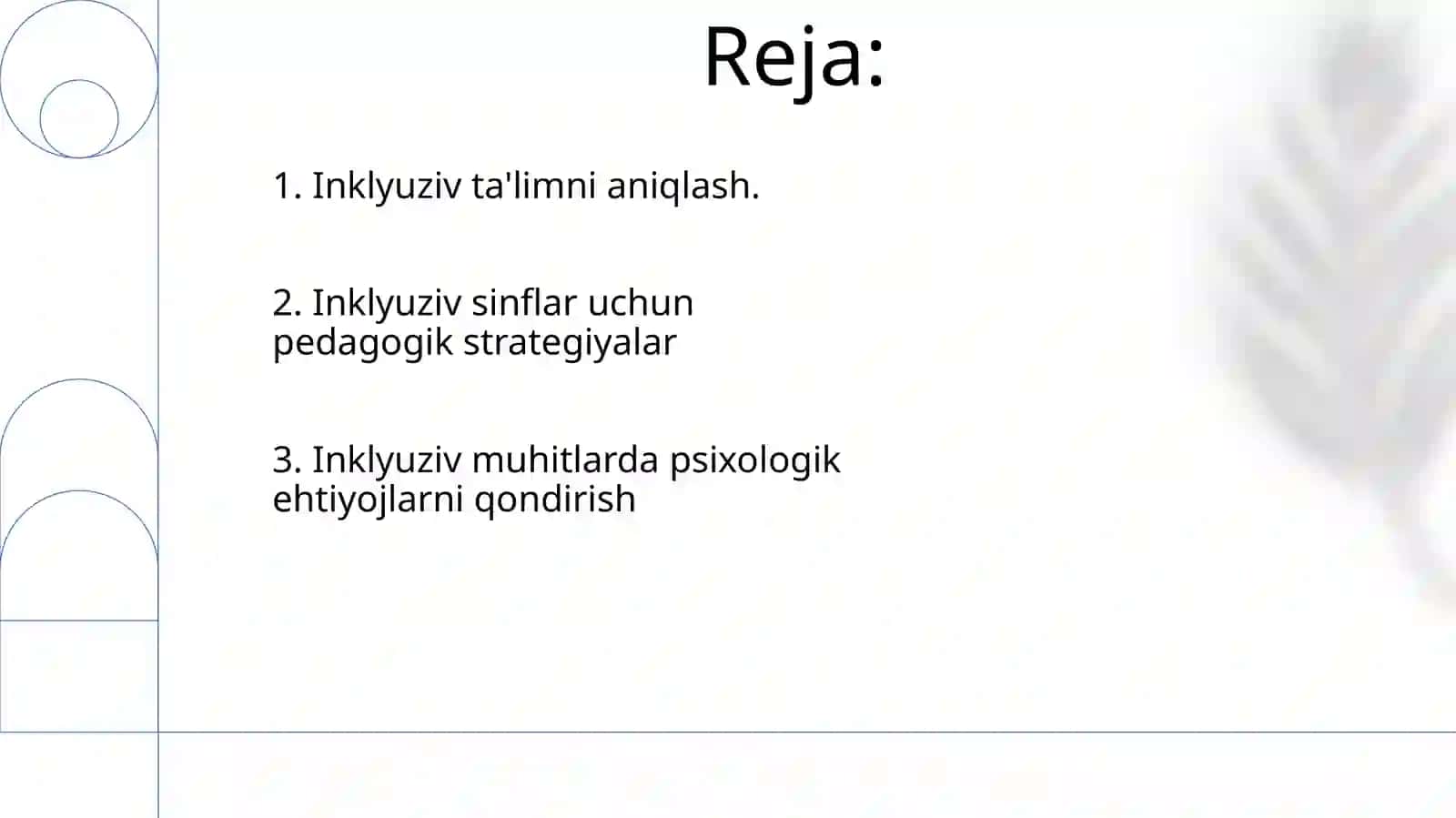 Inklyuziv talimning tashkil etishning pedagogik psixologik aspektlari 2