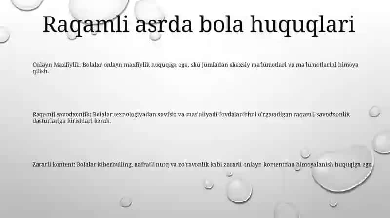 Media Muhitda Bola Huquqlari 2