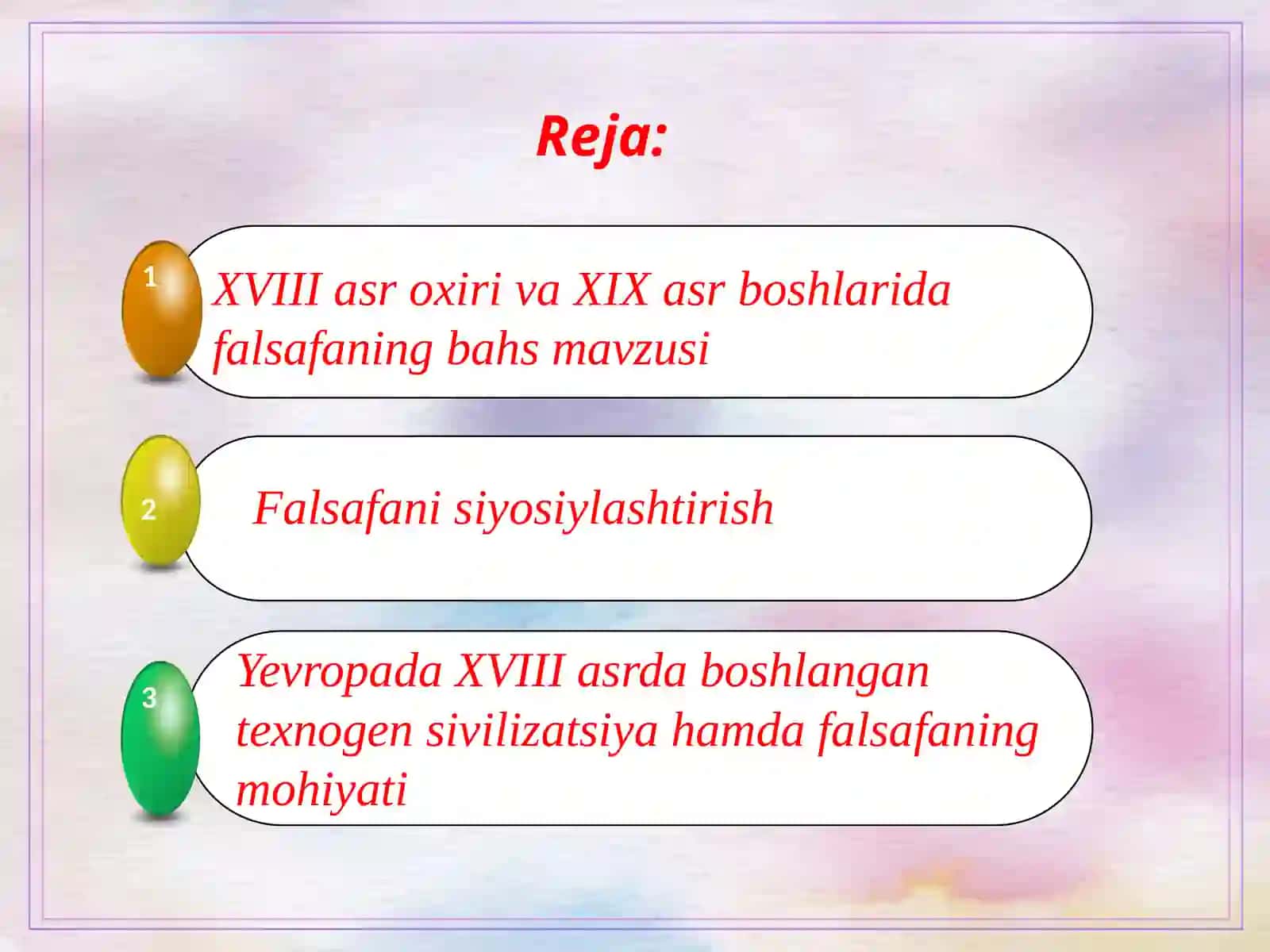 XVIII-XIX asr falsafasi 2