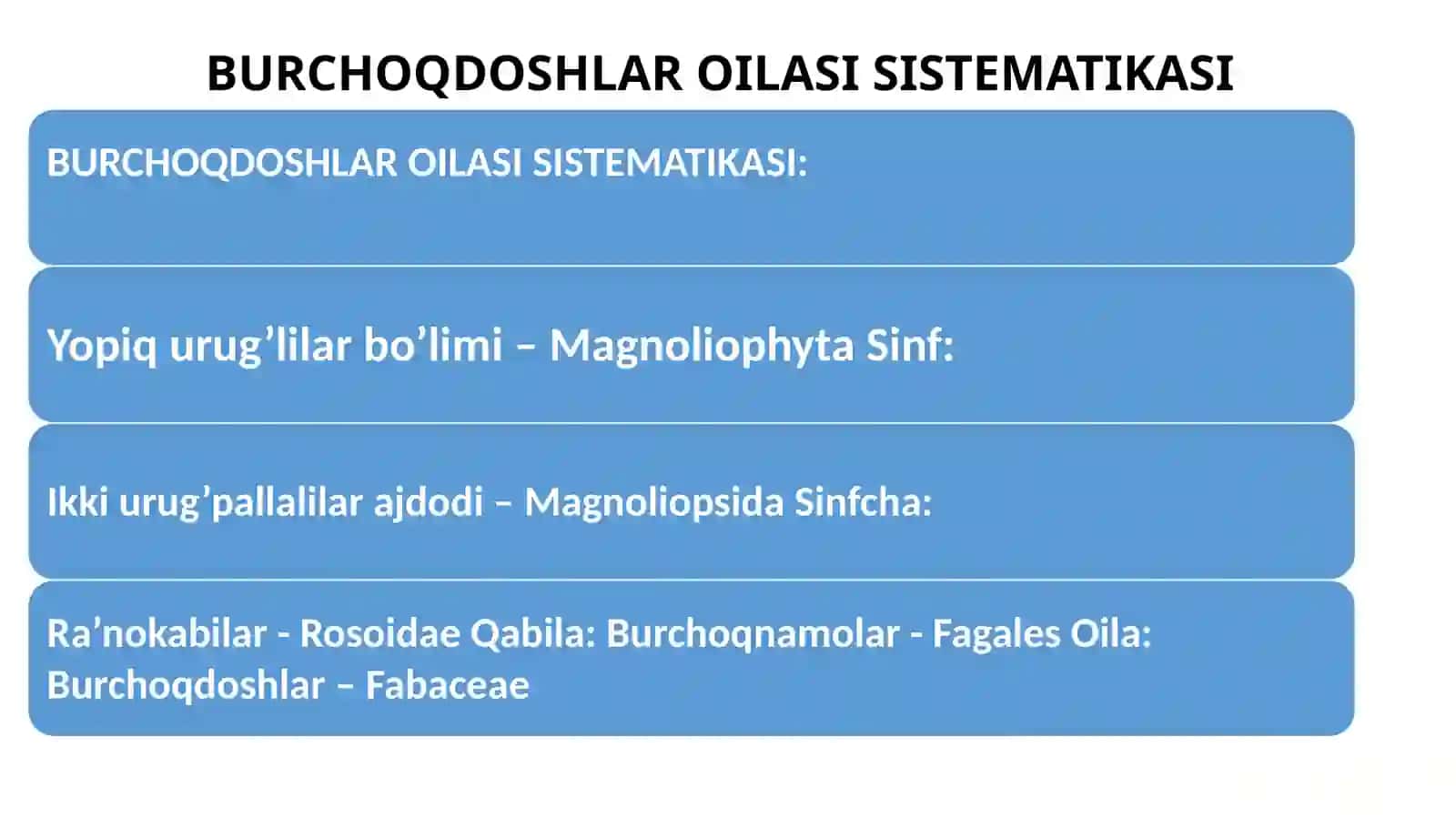 Burchoqdoshlar Oilasi 2