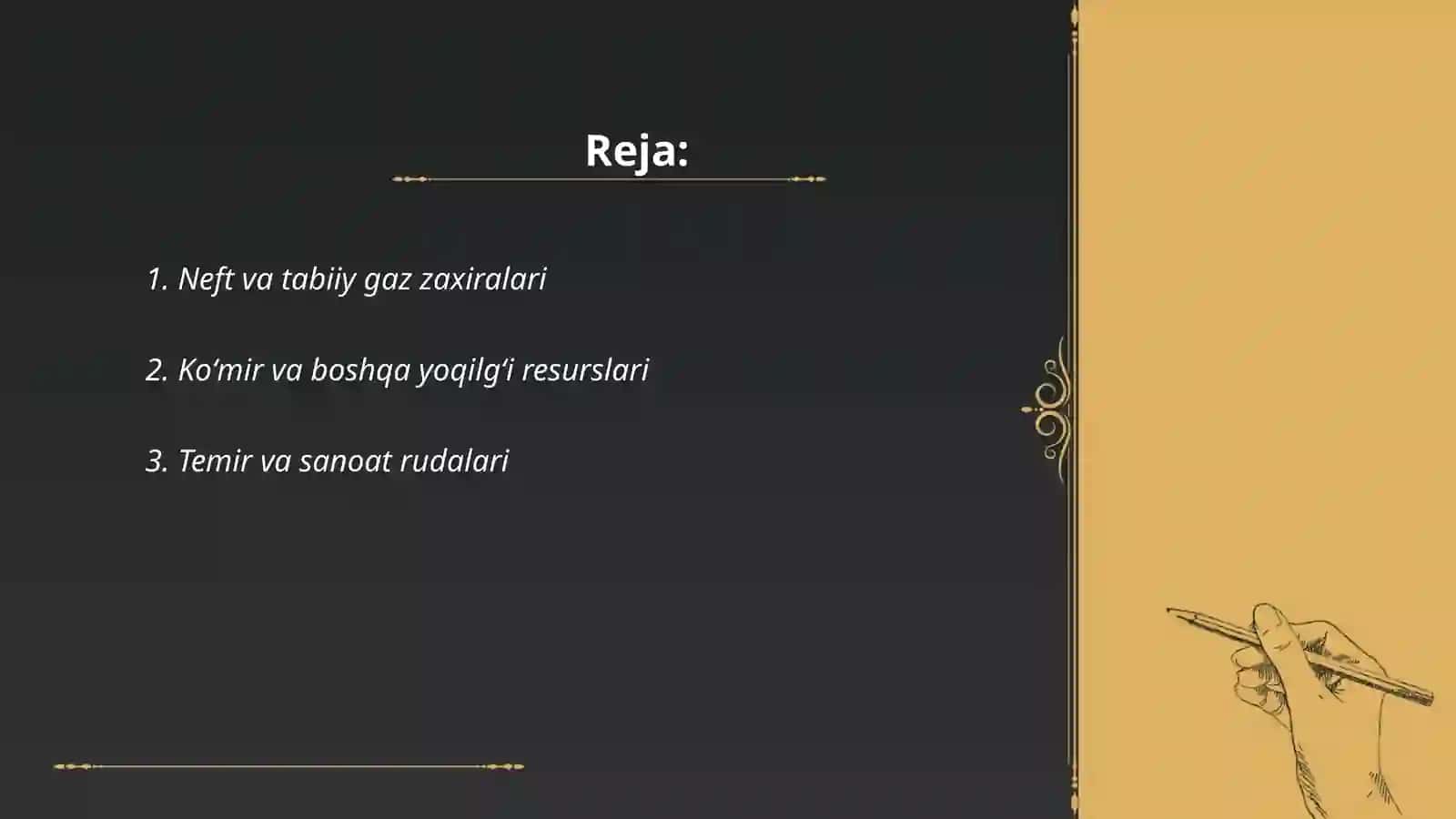 Neft va tabiiy gaz zaxiralari 2