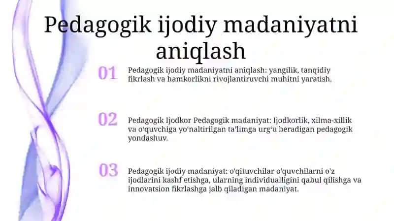 Pedagogik Ijodkor Pedagogik Madaniyat 2