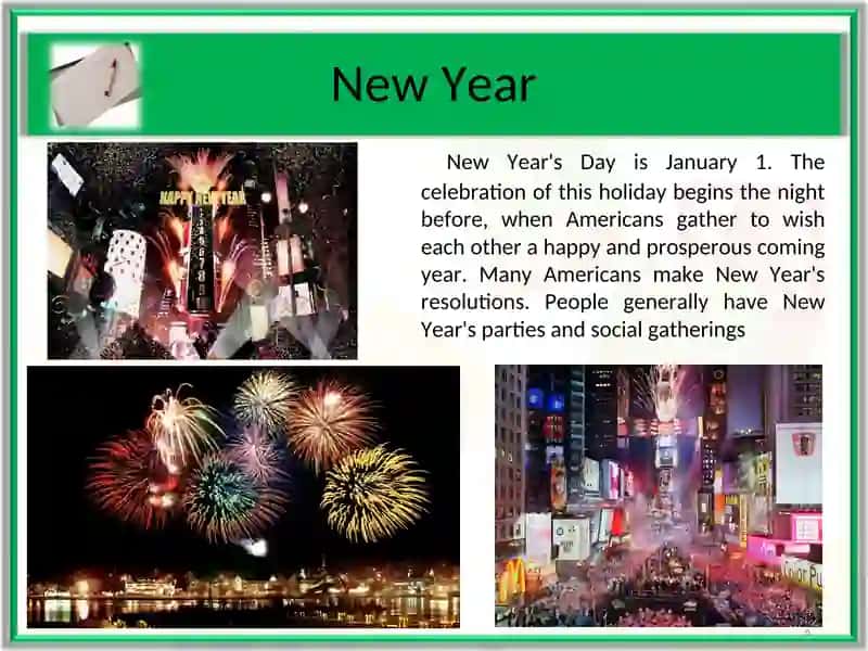 Holidays in the USA 2