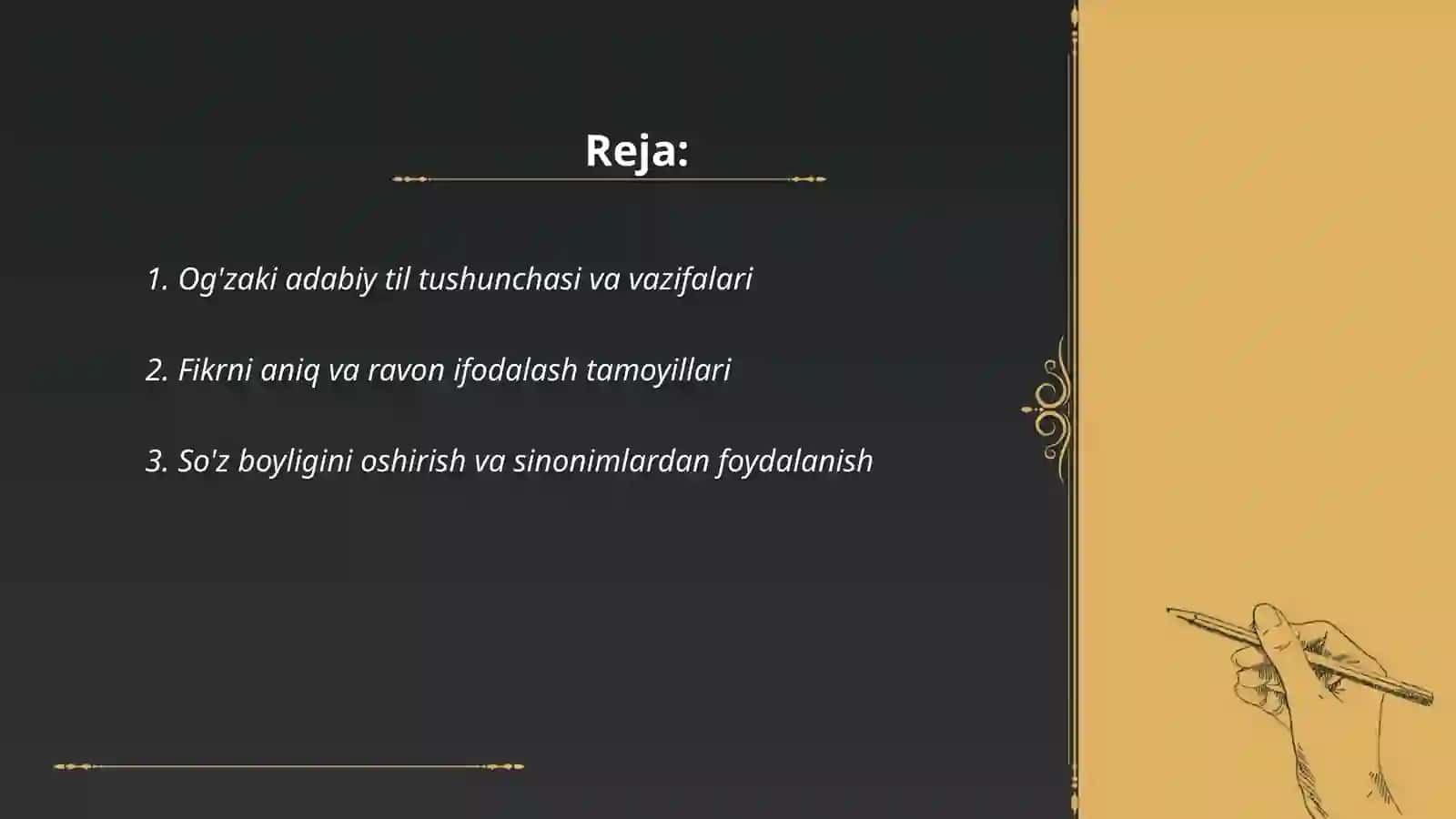 Og'zaki adabiy tilning o'qitish-uslubi 2