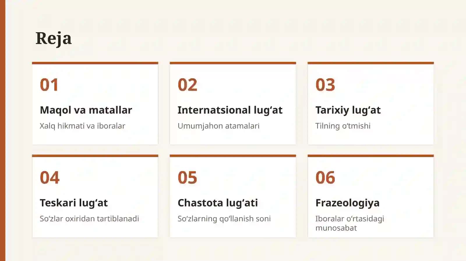O'zbek tilidagi lug'at turlari 2