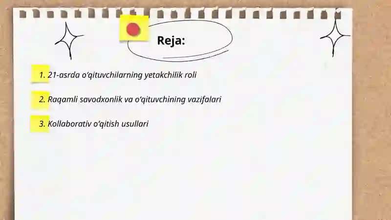 21-asrda oʻqituvchilarning yetakchilik roli 2
