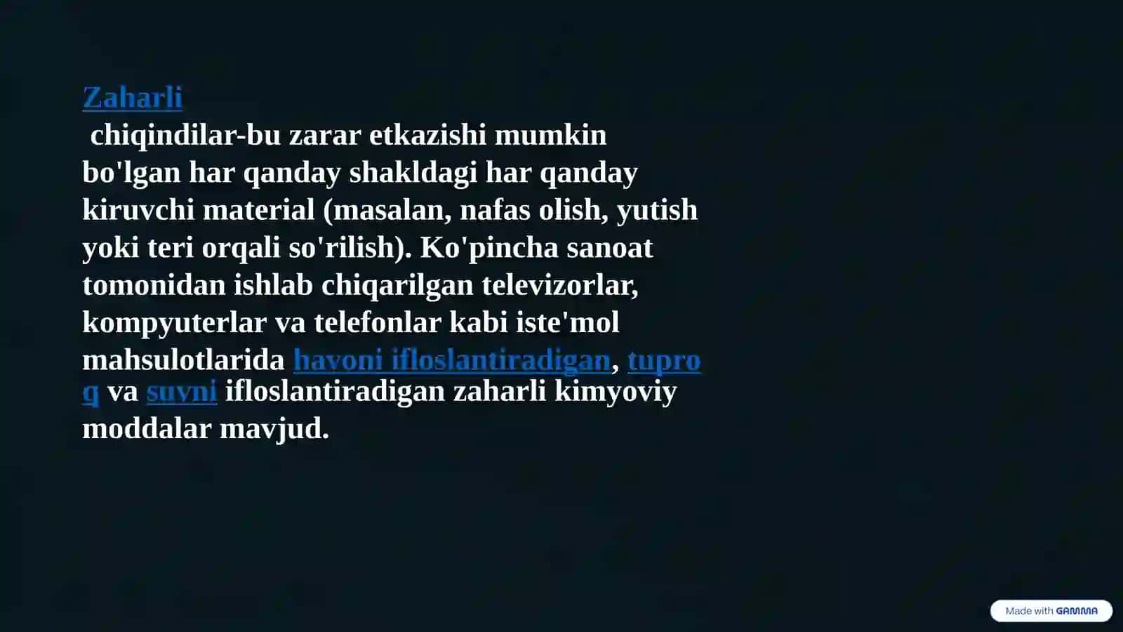 Global muammo va yechimlar 2