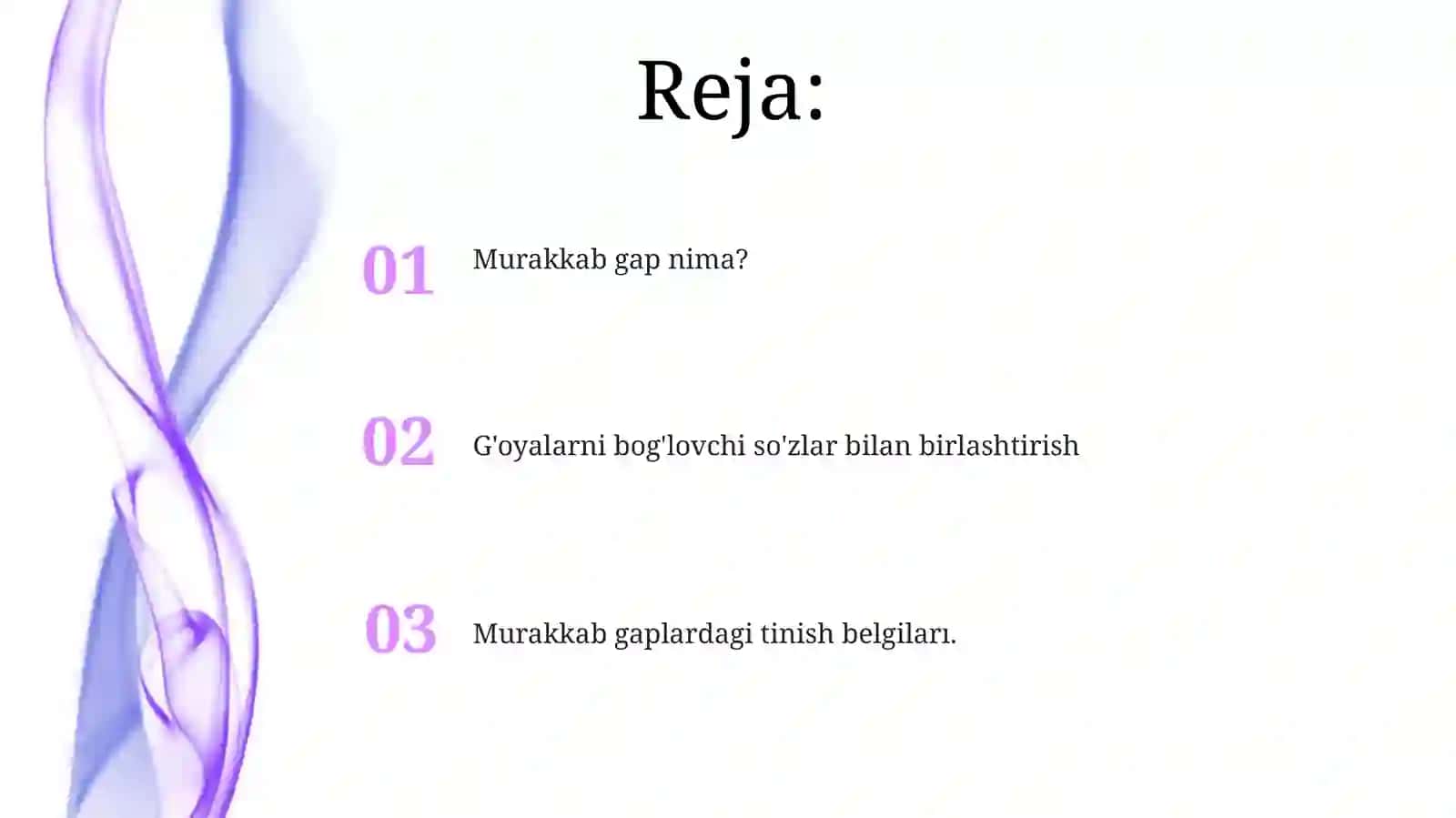 Murakkab gaplar 2