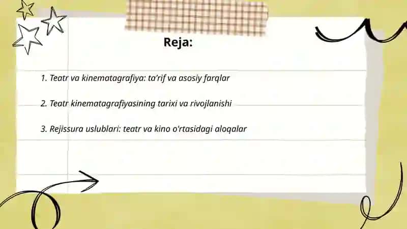 Teatr kinematagrafiyaning asosi 2