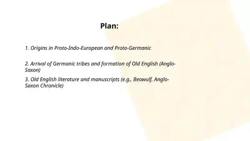 The history of english language 2