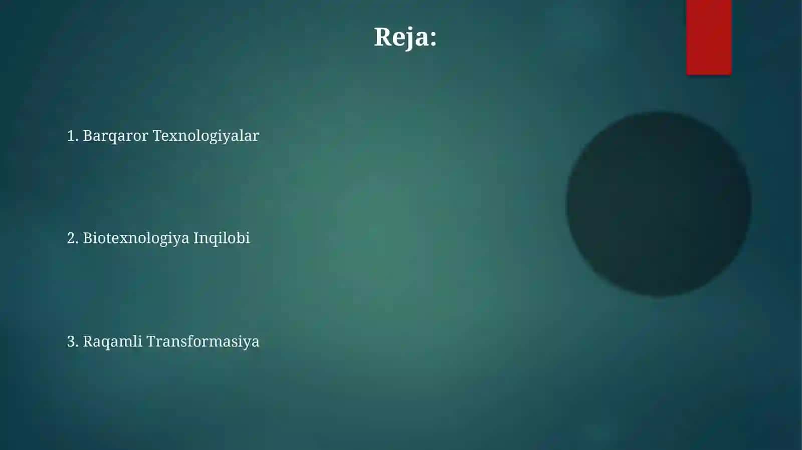 Barqaror Texnologiyalar 2