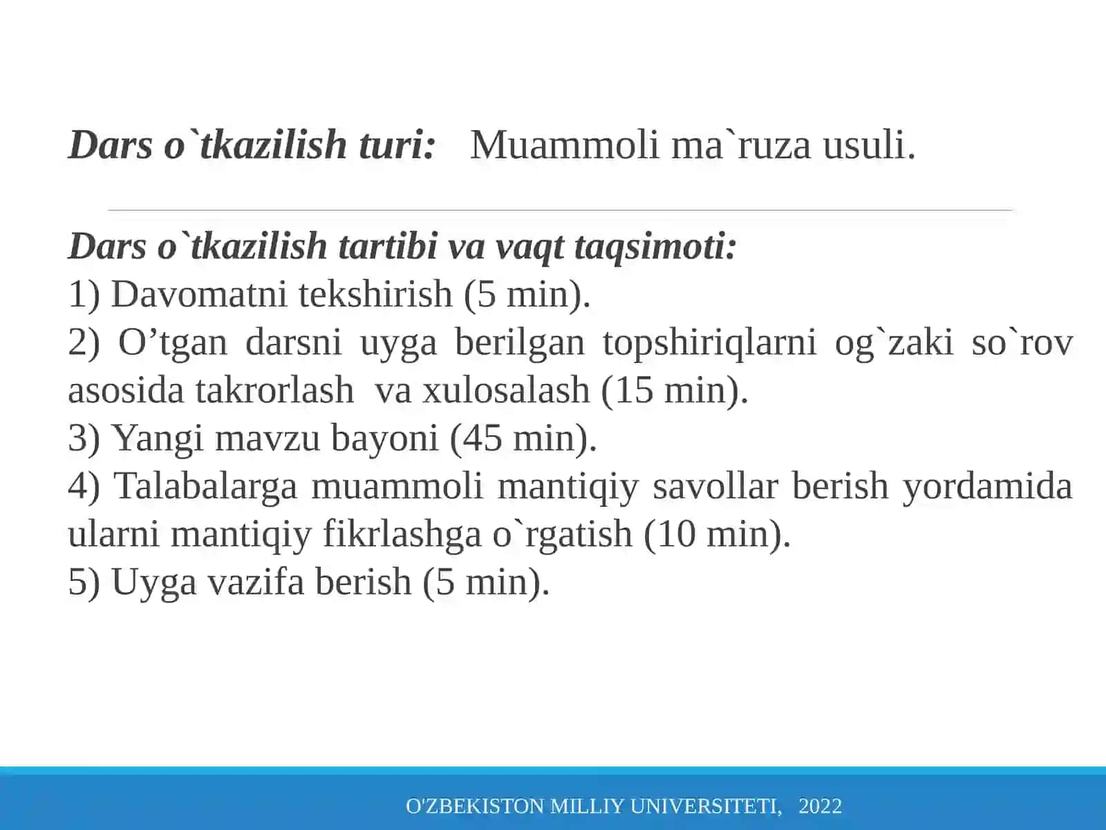 O’simliklar oziqlanishi va o’git (Agrokimyo) 2